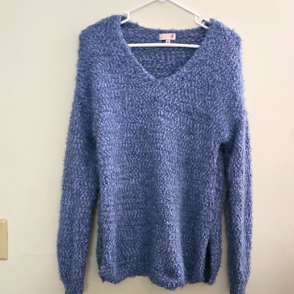 Medium SO Cozy‎ Blue Sweater